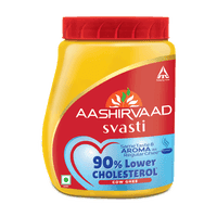 Aashirvaad Svasti 90% Lower Cholesterol Cow Ghee