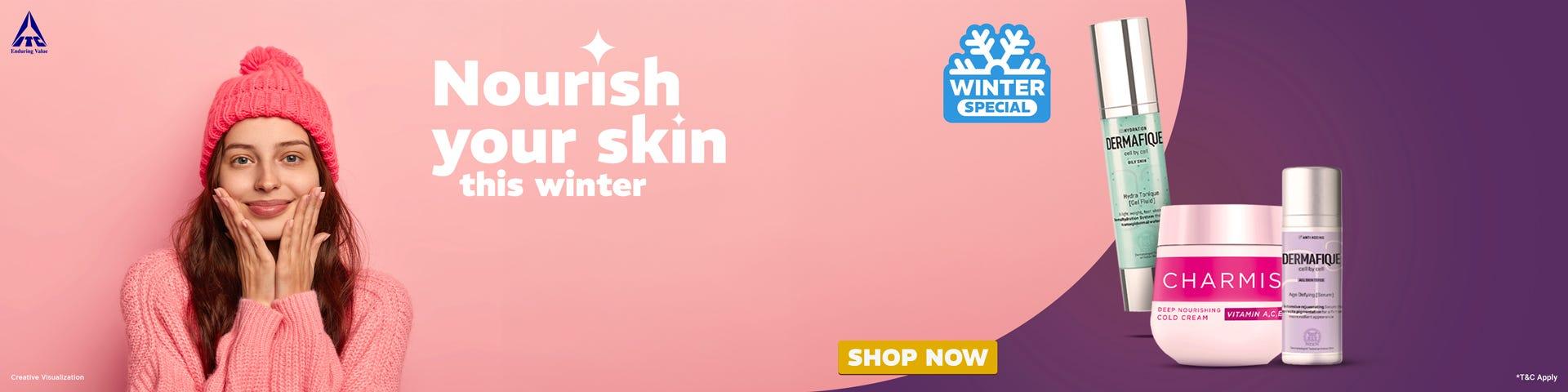 Winter Skincare Banner 2024