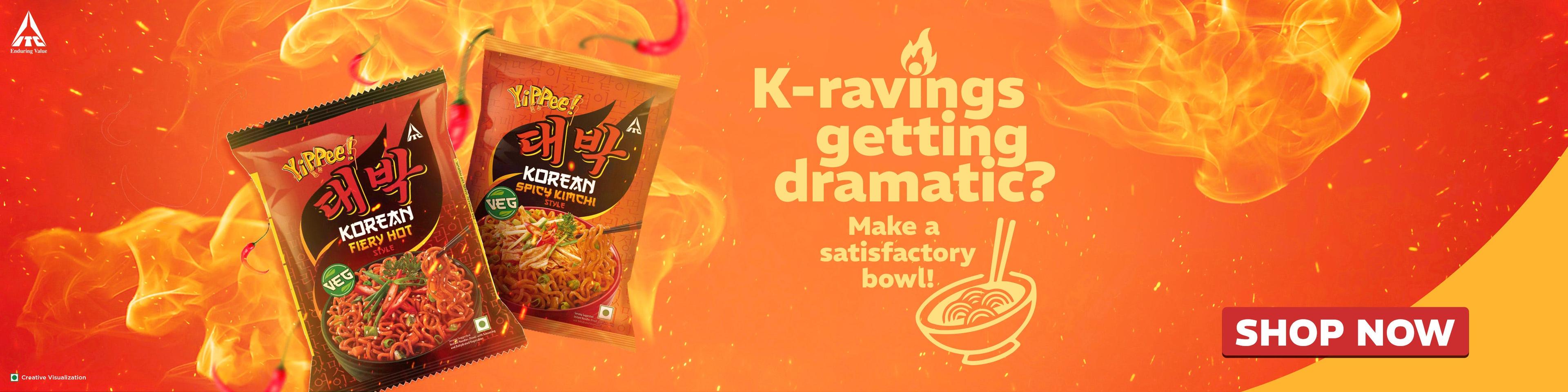 Sunfeast Korean Product Banner