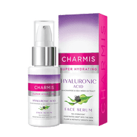 Charmis Super Hydrating Face Serum for 72H Hydration with Hyaluronic Acid, Niacinamide & Sea Weed Extracts for plump and bouncy skin