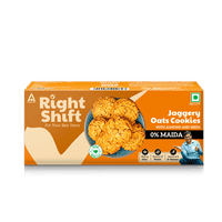 Right Shift Jaggery Oats Cookies, With almonds and seeds,100g