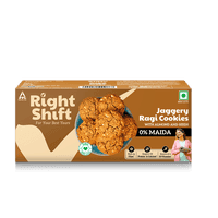 Right Shift Jaggery Ragi Cookies, With nuts and seeds, 100g