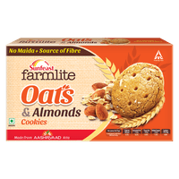 Sunfeast Farmlite Oats & Almonds Cookies, 300g