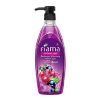 Fiama Shower Gel Blackcurrant & Bearberry Body Wash with Skin Conditioners for Radiant Glow, 500ml bottle