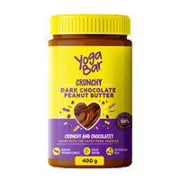 Yogabar Crunchy Dark Chocolate Peanut Butter 400g