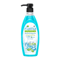 Fiama Cooling Shower Gel Menthol & Magnolia, body wash with skin conditioners for moisturized & cool skin, 500ml pump