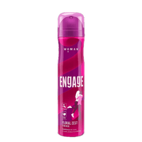 Engage Floral Zest Deodorant for Women, Citrus and Floral, Skin Friendly, 150ml