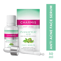 Charmis Anti Acne Face Serum with 2% Salicylic Acid, Green Tea & Kiwi extracts for Clear & Glowing skin