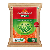 Aashirvaad Organic Masur Dal, 1kg