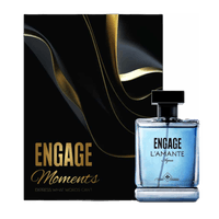 Engage L'amante Moments Perfume Gift Box For Men, Aqua and Fresh, Perfect for Gifting, Long Lasting and Premium, 100 ml