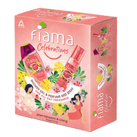 Fiama Combo Pack, Happy Naturals Plum blossom and ylang shower gel 250ml & Perfume mist 120ml