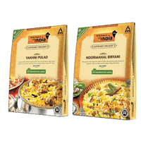 Kitchens of India Combo Pack - Yakhni Pulao, 250g and Noormahal Biryani, 250g