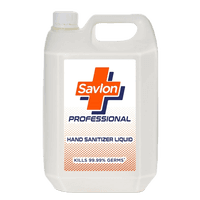 Savlon Professional Hand Sanitizer Liquid Refill Can|66.5% Alcohol based-5 Litre