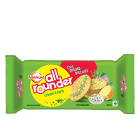 Sunfeast All Rounder Biscuits : Thin Potato Biscuits - Cream & Herb, 28.2g