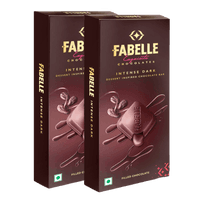 Fabelle - Dark Choco Mousse Centre Filled Bar, Pack of 2