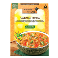 Kitchens of India Ready to Eat NAVRATAN KORMA - Heat and Eat, Indian Meal