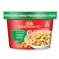 Aashirvaad Instant Meals Veggie Upma Cup, 80g
