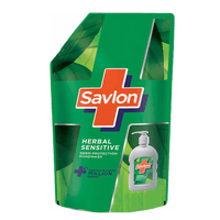 Savlon Herbal Sensitive pH balanced Liquid Handwash Refill Pouch, 675ml