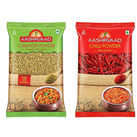 Aashirvaad Combo Pack - Coriander Powder, 500g and Chilli Powder, 500g