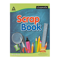 Classmate Scrap Book,  28.0 cm x 22.0 cm,  36 pages,  Plain + Ruled Pages