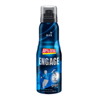 Engage Spirit for Him Deodorant for Men, Fresh & Energetic, Skin Friendly, 165ml