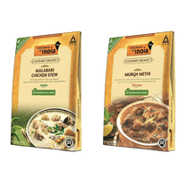 Kitchens of India Combo Pack - Malabari Chicken Stew, 285g and Murgh Methi, 285g