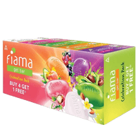 Fiama Gel Bar Celebration Pack With 5 Unique Gel Bars 125g soap Buy 4 Get 1 Free