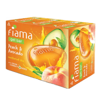 Fiama Gel Bar Peach And Avocado For Moisturized Skin With Skin Conditioners 125g, Pack Of 3 Soap