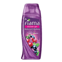Fiama Shower Gel Blackcurrant & Bearberry Body Wash with Skin Conditioners for Radiant Glow, 250ml bottle
