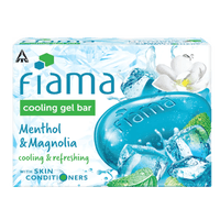 Fiama Cool Gel Bar Menthol and Magnolia, with skin conditioners, 125g soap