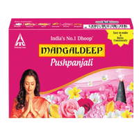 Mangaldeep Pushpanjali Dhoop - 16 Sticks (With free MB)