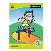 Classmate Notebook,  24.0 cm x 18.0 cm,  172 pages,  3 In 1 (Double Lines/Four Lines With Gap/Square -1 Cm), Soft Cover