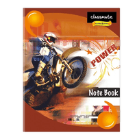 Classmate Notebook,  21.0 cm x 17.0 cm,  128 pages,  Square - 0.5", Soft Cover