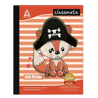 Classmate Notebook,  19.0 cm x 15.5 cm,  172 pages,  Maths Unruled, Hard Cover