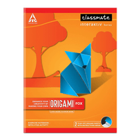 Classmate Origami, 24.0 cm x 18.0 cm, 172 pages, Single Line