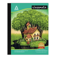 Classmate Notebook, 19.0 cm x 15.5 cm,  172 pages,  Unruled, Hard Cover