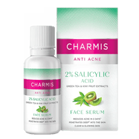 Charmis Anti Acne Face Serum with 2% Salicylic Acid, Green Tea & Kiwi extracts for Clear & Glowing skin