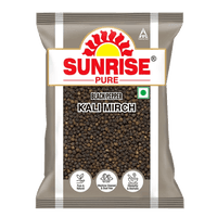 Sunrise Pure, Black Pepper Whole Spice - 50 grams (Pouch)