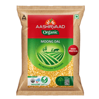 Aashirvaad Organic Moong Dal 500g
